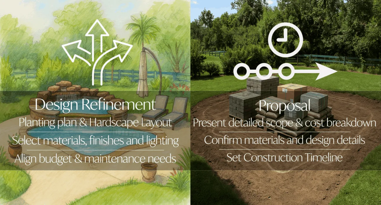 GVD design process artboard - design development